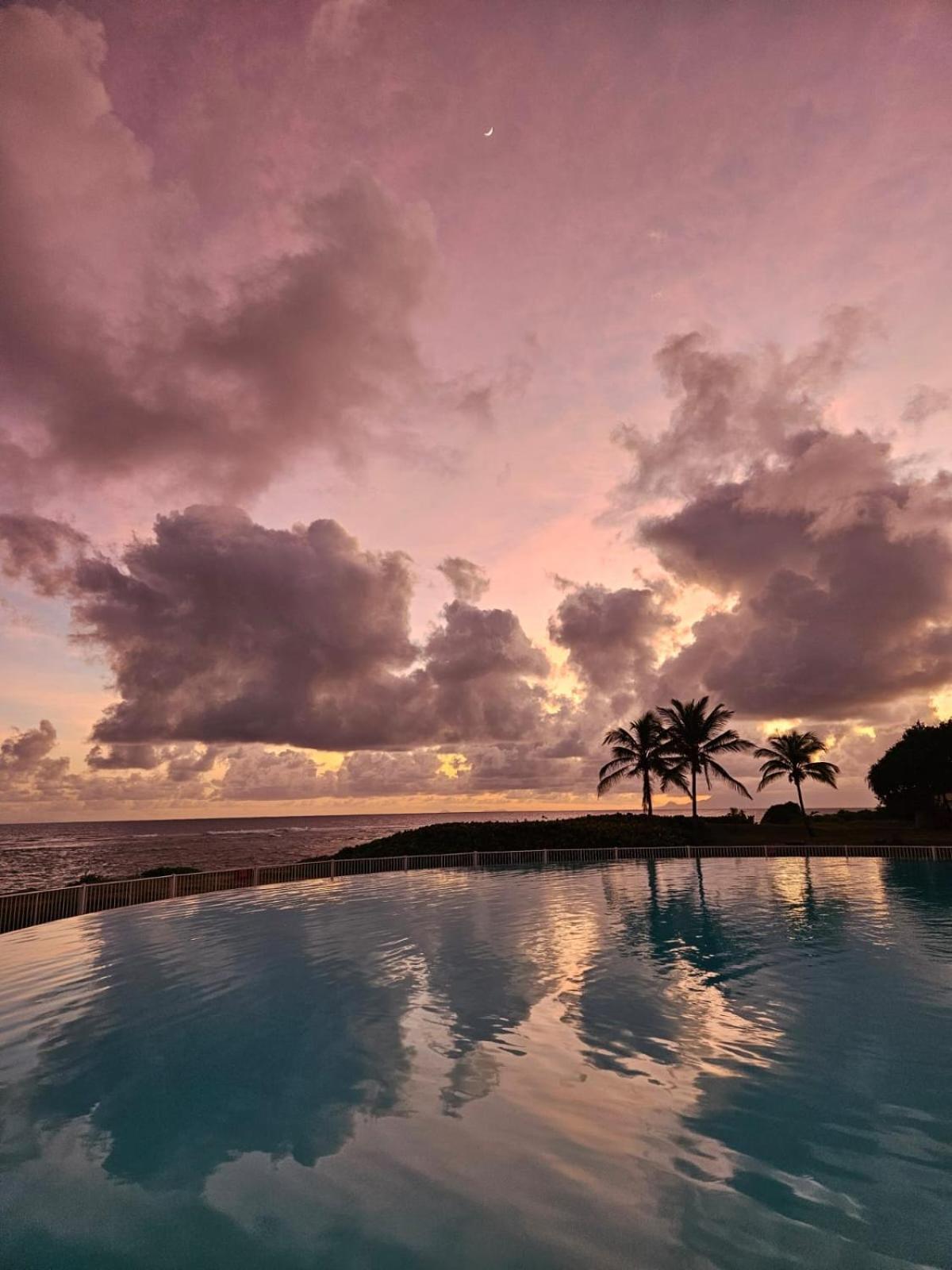 Guadeloupe- Saint-Francois- Residence Anse Des Rochers - Appartement Quart De Villa Etage - Vue Mer- 4 Personnes - Lit Bebe Sur Demande - Citerne Et Wifi Prives -Animaux Ok-Acces Plage Direct -Apnee Bien-Etre Experience Sur Demande Avec Instructeur A Zewnętrze zdjęcie