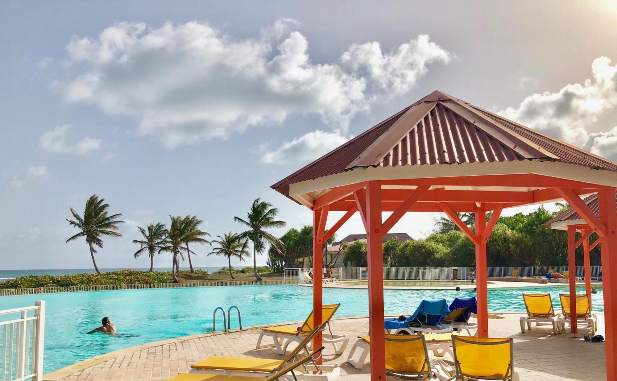 Guadeloupe- Saint-Francois- Residence Anse Des Rochers - Appartement Quart De Villa Etage - Vue Mer- 4 Personnes - Lit Bebe Sur Demande - Citerne Et Wifi Prives -Animaux Ok-Acces Plage Direct -Apnee Bien-Etre Experience Sur Demande Avec Instructeur A Zewnętrze zdjęcie